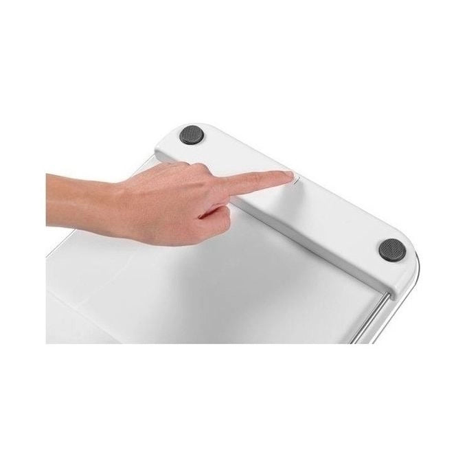 Macom Smart Body Scale Bilancia pesapersone elettronica con funzionamento senza batterie Quadrato Bianco