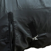 Coperta cavallo in pile a doppio strato con sovraccinghie 125 cm nera 90913