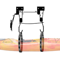 Sollevatore a soffitto per bici, canoe e kayak fino a 45 kg Supporto con gancio e carrucola