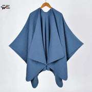 Sciarpa double face, in classico cashmere, mantella/scialle versatile e semplice