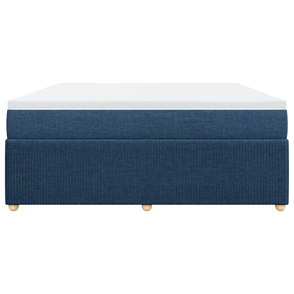 Giroletto a Molle con Materasso Blu 180x200 cm in Tessuto 3285594