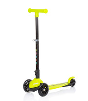 Monopattino per Bambini 3 anni Verde fino a 50kg Scooter con ruote LED Pedana antiscivolo Freno incluso Regolabile in 4