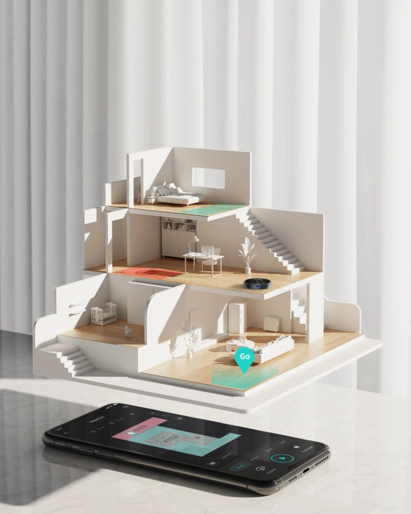Eufy by Anker RoboVac X8 Hybrid EU Robot Aspirapolvere 2 in 1 Aspira e Lava Wi-Fi Potenza 2000 Pa AI. Map 2.0 Technology