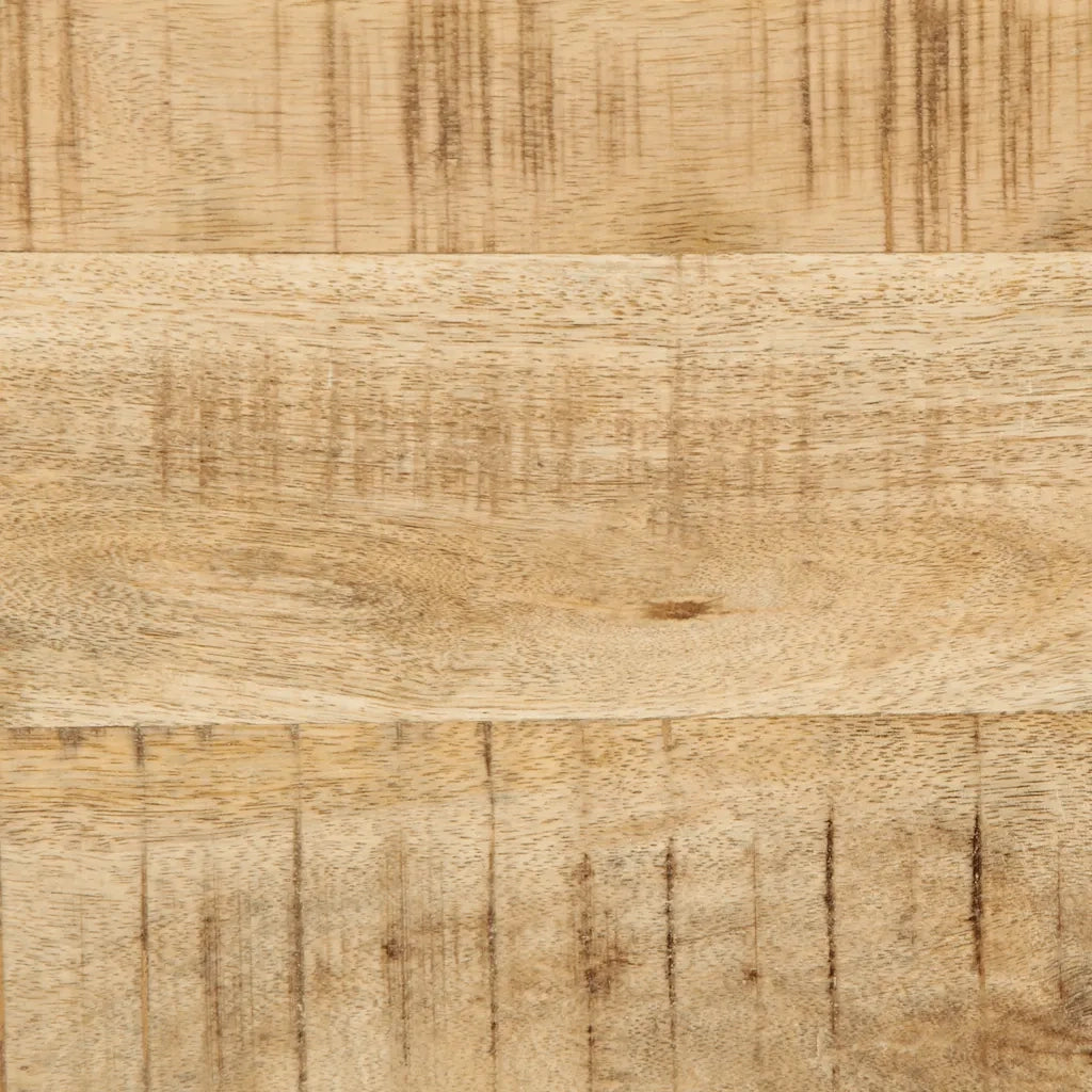Mobile TV a Parete 100x32x25 cm Legno Grezzo Massello di Mango 4104527