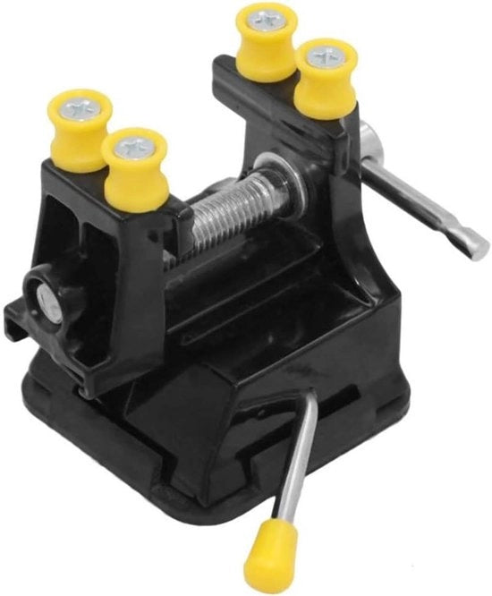 Vise a Regolo Mini Flessibile per Orefici e Orologia - Supporto in Noce - Apri Case Portatile