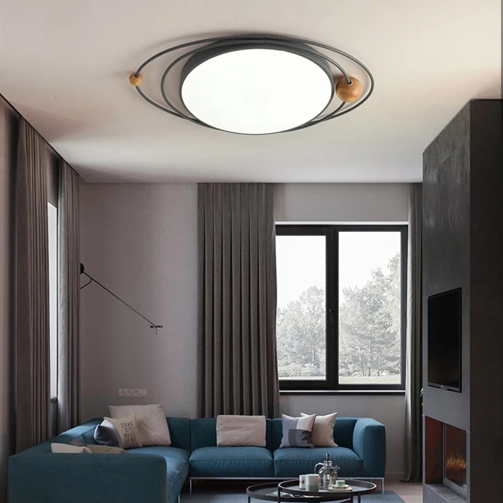 Lampada Plafoniera Galaxy Black App868-c