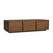 Mobile tv decorativo in legno 3 ante 180cm, marrone