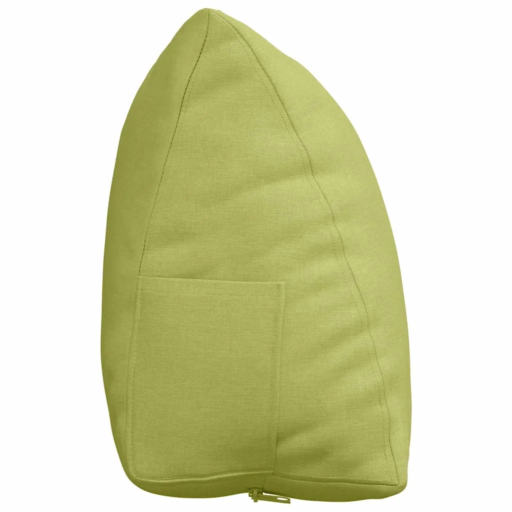 Cuscino per Schiena | Cuscino dorsale Verde chiaro 60 x 20 x 50 cm Tessuto