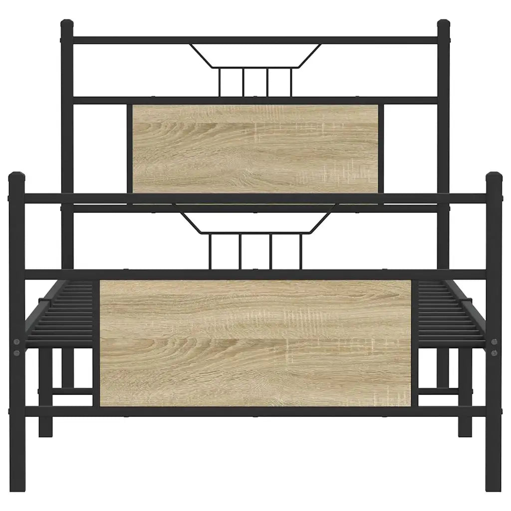 Giroletto senza Materasso Rovere Sonoma 90x200 cm in Truciolato 4106803