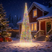 Luci per albero di Natale con picchetti e asta per bandiera 3468894