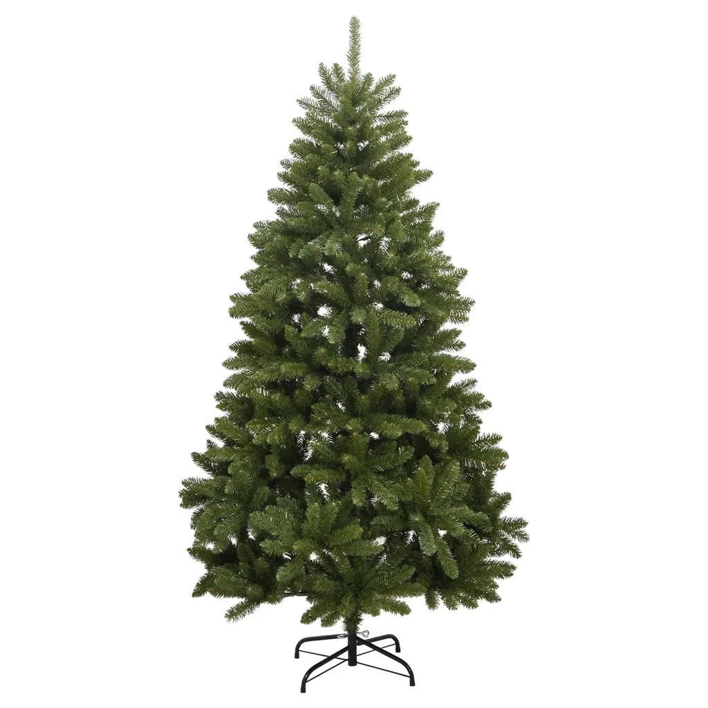 Albero di Natale | Decorazioni natalizie Artificiale Incernierato con Base Verde 240 cm