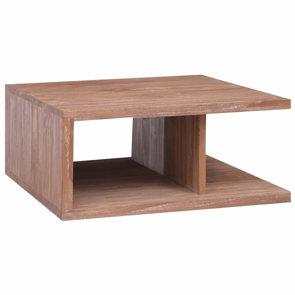 Tavolino da CaffÃ¨ 70x70x30 cm in Legno Massello di Teak