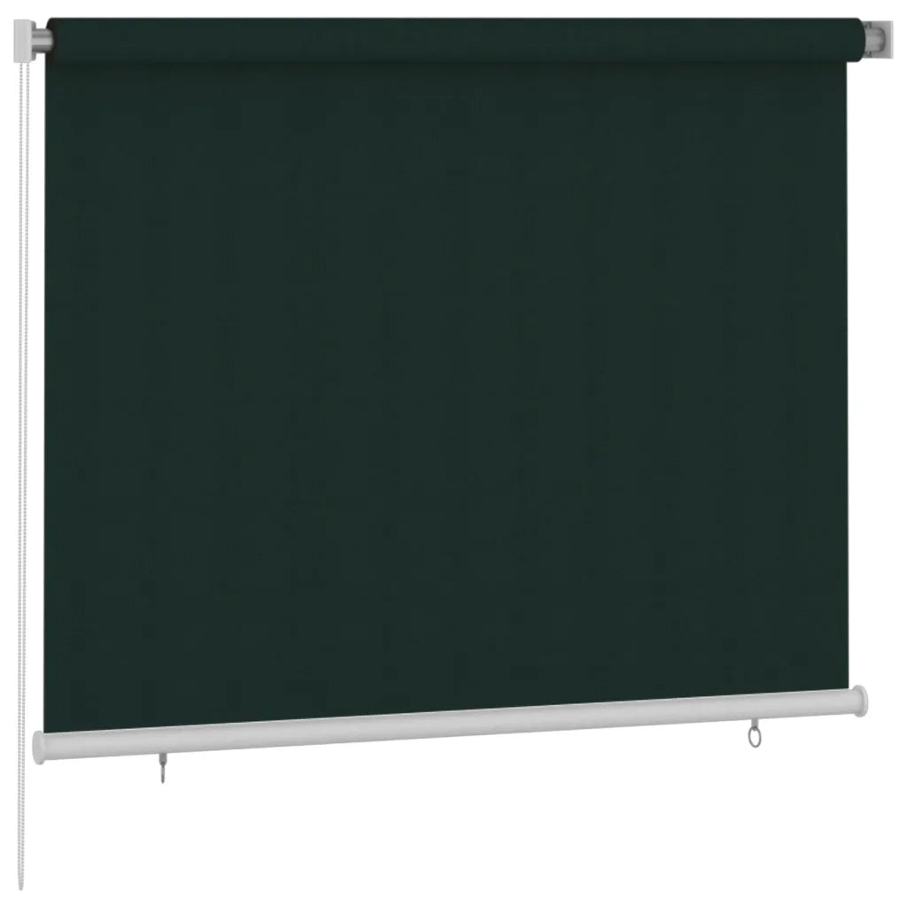 Tenda a Rullo per Esterni 185(L)x140(A) cm Verde scuro HDPE 312815