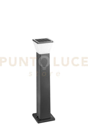 PALO LED MAEVE 2,8W 300LM 2700-6500K 80X14,8X76,6 CM PANNELLO SOLARE E SENSORE CREPUSCOLARE ON-OF