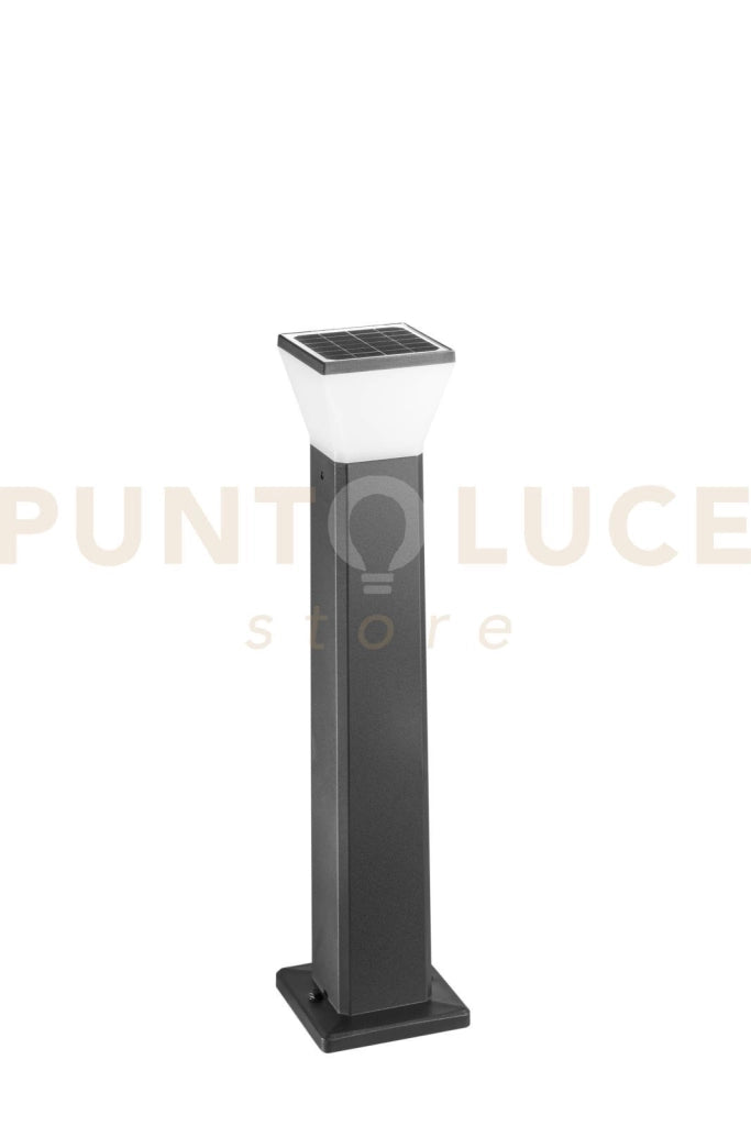 PALO LED MAEVE 2,8W 300LM 2700-6500K 80X14,8X76,6 CM PANNELLO SOLARE E SENSORE CREPUSCOLARE ON-OF