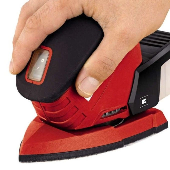Einhell RT-OS 13 Levigatrice a Delta 130W 12000 OPM 93x105 mm con Raccoglipolvere
