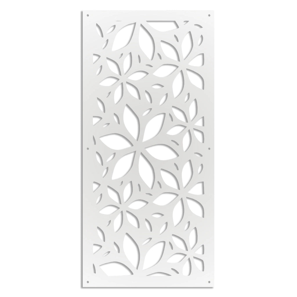 VENUS - Pannello in PVC traforato - Parasole Misura: 98x198 cm, Colore: bianco