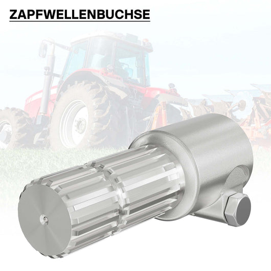 Boccola albero cardanico 175mm Attacco albero scanalato 1 3/4" 20D Albero uscita 1 3/4" 20D Trattore