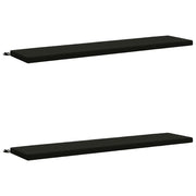 Cuscini per Panchina a 2 Pezzi SOEST 2 pz 100% Poliestere Nero 949111