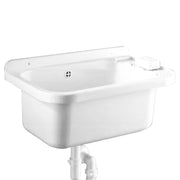 PILOZZO DA PARETE IN RESINA BIANCO - CM 50 x 35