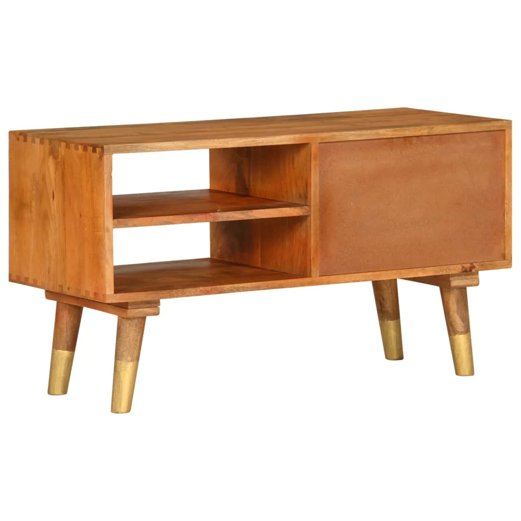 Mobile Porta TV 85x35x47 cm in Legno Massello di Mango 285855
