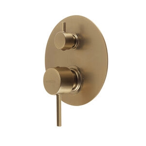 GEDY SERIE GARDA INCASSO DOCCIA C/ DEVIAT ORO MATT- GEDY- 1,0 pz