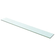 Mensola in Vetro Trasparente 100x12 cm cod mxl 33372