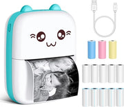 Stampante Portatile Mini - Kit di Avvio - Stampanti a Mano - Stampante da Portare - Stampante Mobili - Fotostampante