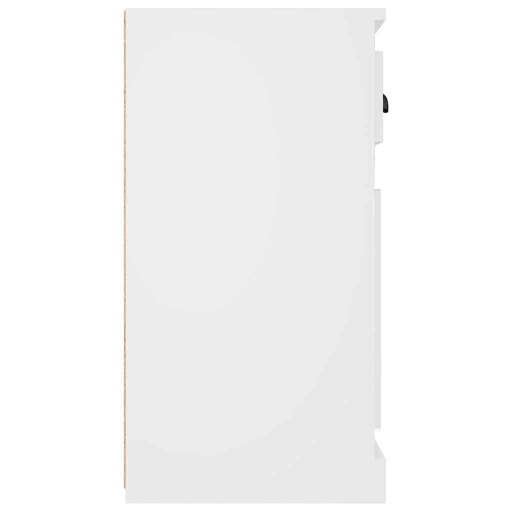 Buffet credenza cassettiera mobiletto mobile contenitore organizer per cucina soggiorno salotto 70 x 35,5 x 67,5 cm legno ingegnerizzato bianco 02_0030487