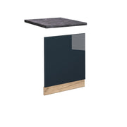 Vicco Mobili da cucina Blu scuro lucido 60 cm , PL Antracite