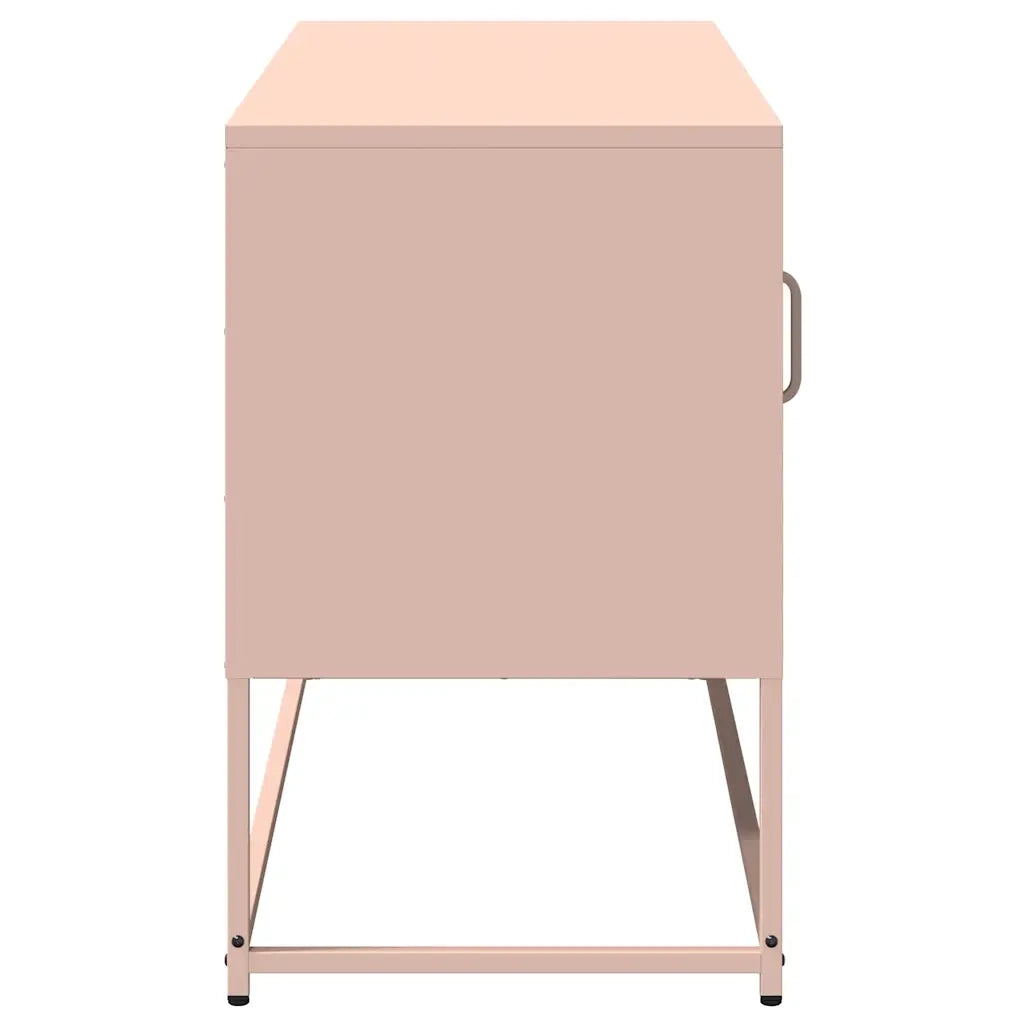 Mobile TV Rosa 100,5x39x60,5 cm in Acciaio