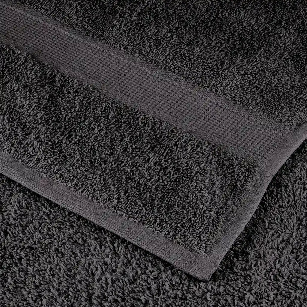Asciugamani Premium SOLUND 50 pz | Teli per bagno Antracite 30x30 cm 600 g/m2