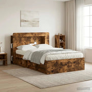 Testata del letto Rovere Fumo Legno ingegnerizzato