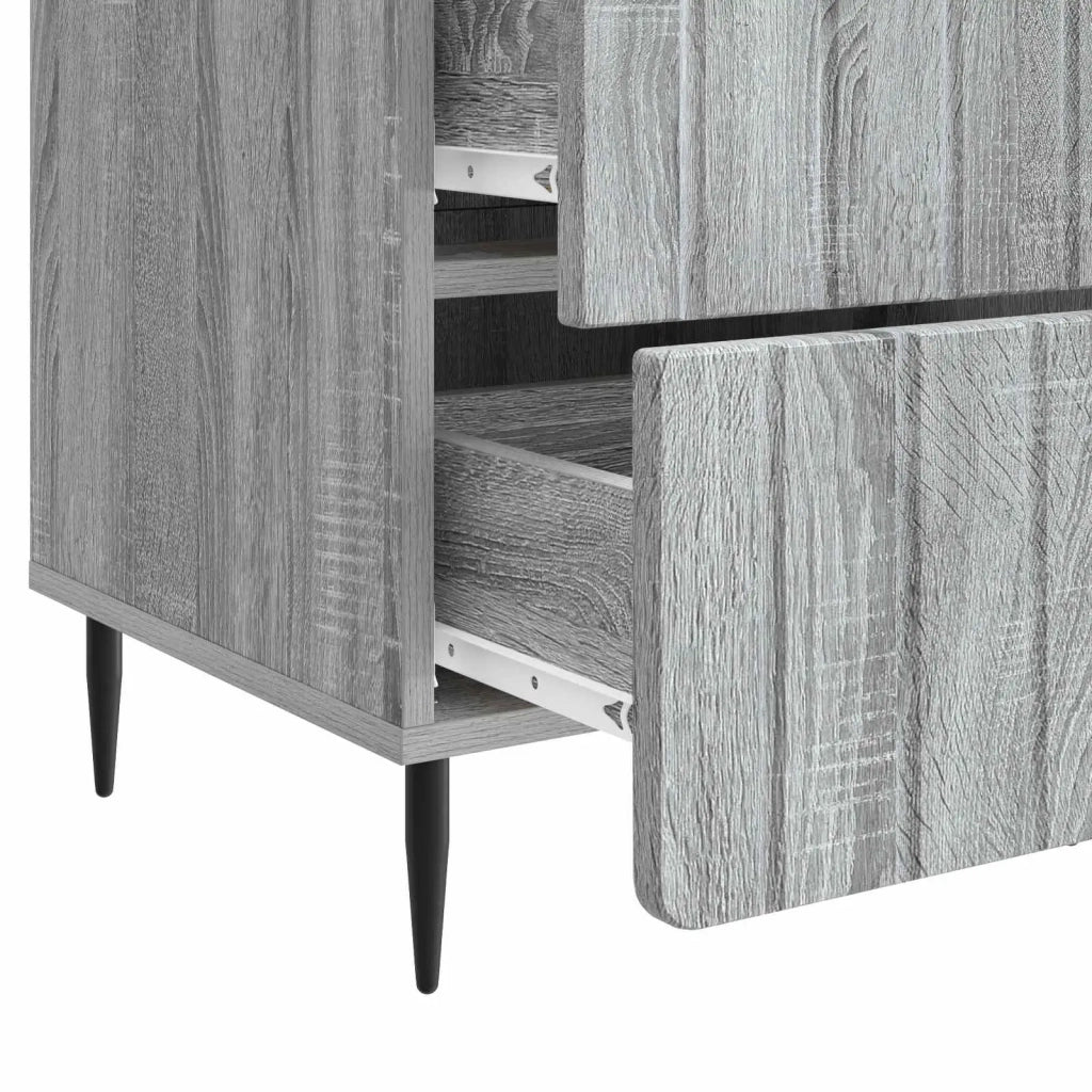 Armadio da Notte con cassetto Grigio Sonoma 43x 41 x 68 cm 894331