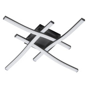 Plafoniera LED Serie Tratti 20W 2700LM Col. Nero