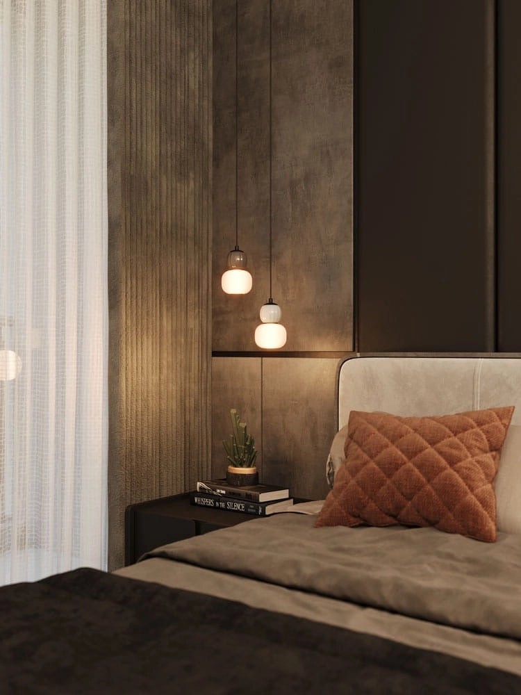 Lampada a sospensione Maxlight Modern doppia vetro LED 5W