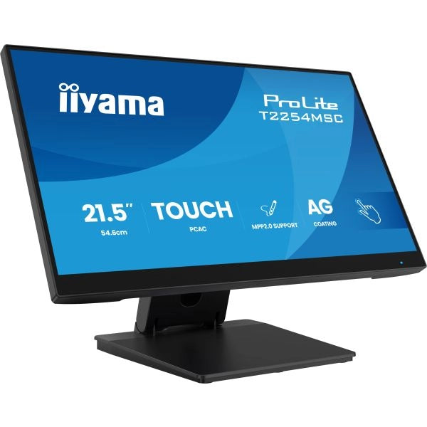 Iiyama monitor t2254msc-b2ag / t2254msc-b2ag nero (21,5 )