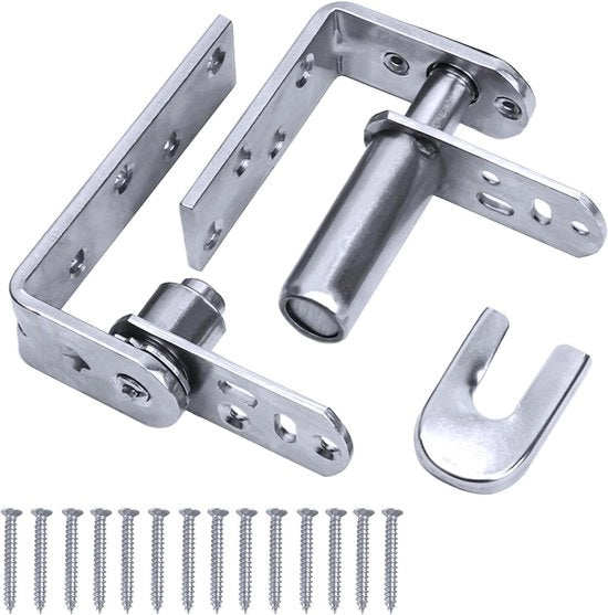 Hinge di Cucitura Automatica in Acciaio Inossidabile - Adatta per Porte fino a 30 mm - Capacità di Carico Massimo 20 kg - Installazione Facile - Hinge di Porta