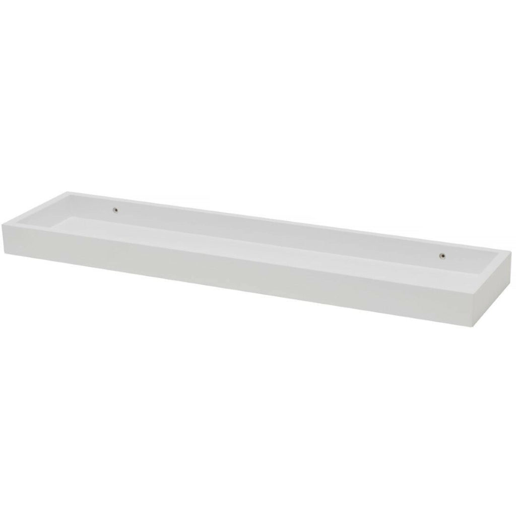 Mensola Contenitore Laccato Bianco 40X600X150 - Kimono