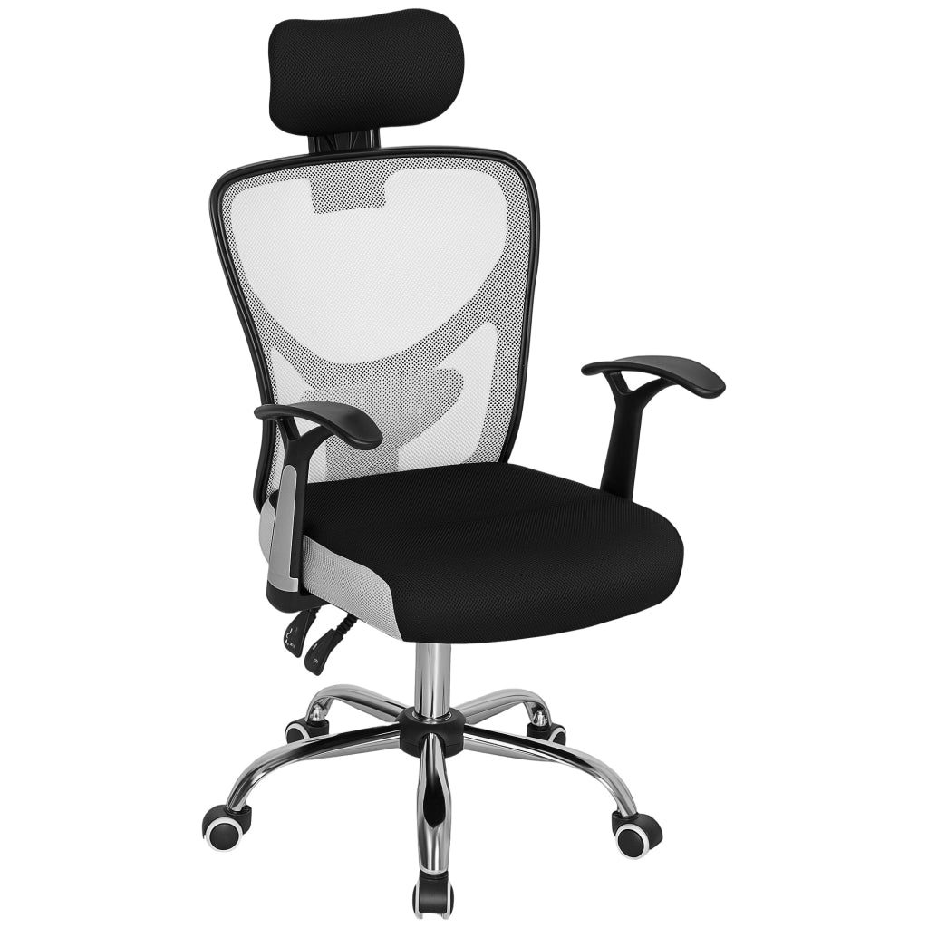 Sedia da ufficio girevole con schienale reclinabile ¨C zephmum ¨C grigio