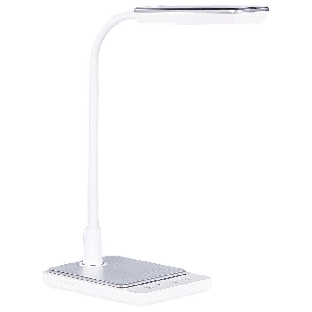 Lampada da ufficio LED bianco materiale sintetico braccio e regolabile regolatore 38 cm soggiorno ingresso cameretta