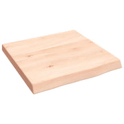 Piano Bagno 40x40x(2-4) cm in Legno Massello Non Trattato CFW6381534