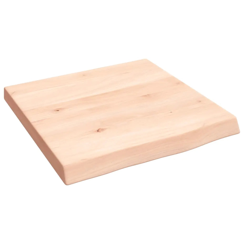 Piano Bagno 40x40x(2-4) cm in Legno Massello Non Trattato CFW6381534