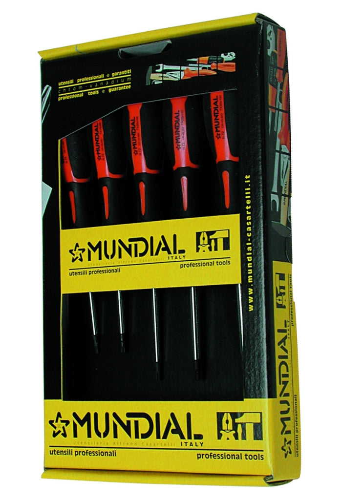 SERIE GIRAVITI TORX MUNDIAL 5 pezzi - MUNDIAL