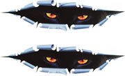 Decalcauto 3D Grappig Monster Oculare - Auto/Raam/Laptop - Zelfklevend - Waterdicht - Facile da Rimuovere - Sicuro e Ambientalmente Predisposto