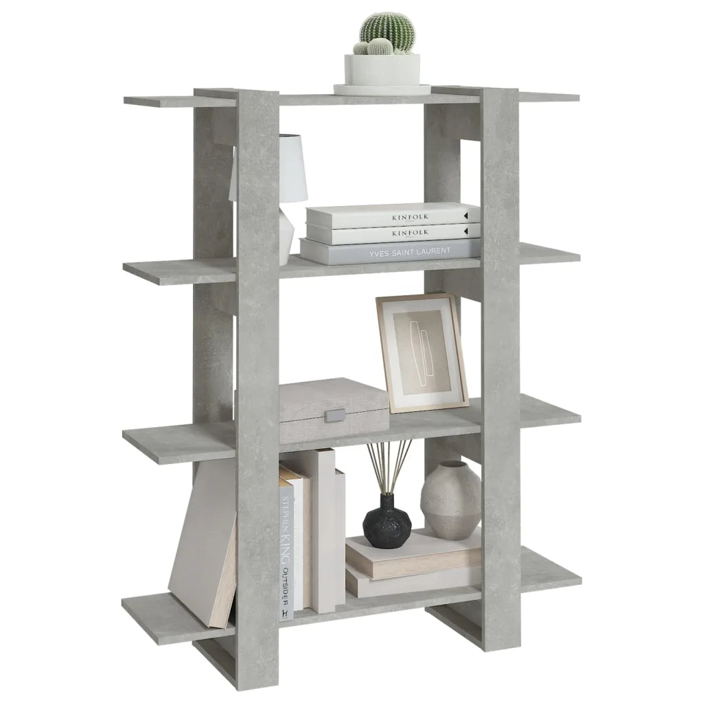 Libreria/Divisorio Grigio Cemento 100x30x123,5 cm 811542