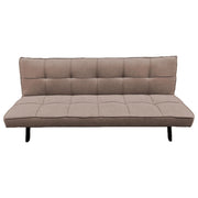 Divano Letto Clarelle In Tessuto Tortora Dimensione 178x81x71