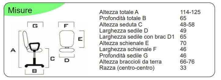 Sedia Poltrona Presidenziale da Ufficio in Rete Tosini Huston Nera