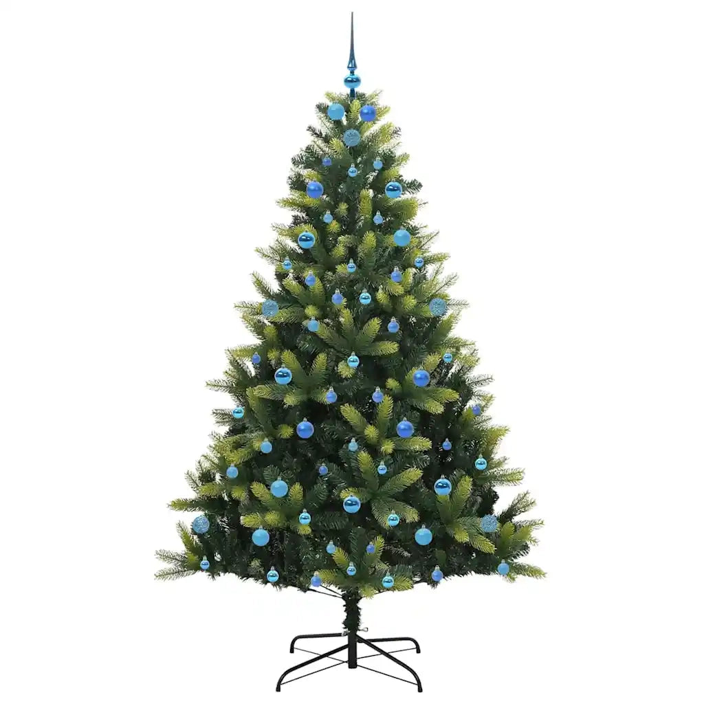 Albero di Natale | Decorazioni natalizie Artificiale a Cerniera con 300 LED 210 cm