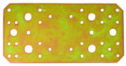 PIASTRINA DI GIUNZIONE DIRITTA  mm. 200x90 L in acciaio tropicalizzato 20.00 pz
